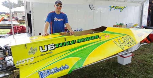 US TITLE SERIES CHAMPIONSHIP OUTBOARD HYDROPLANE RUNABOUT RACING 7-25-15 FROM ANGELA